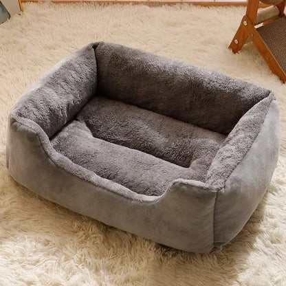 Winter Cat Bed Dog Mat - Soft Plush Pet Cushion for Cats & Dogs