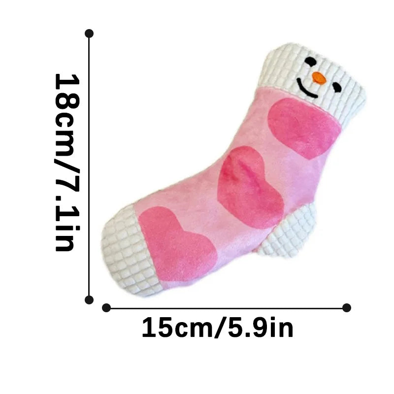Cute Plush Dog Toy With Squeaker For Small Medium Large Dogs