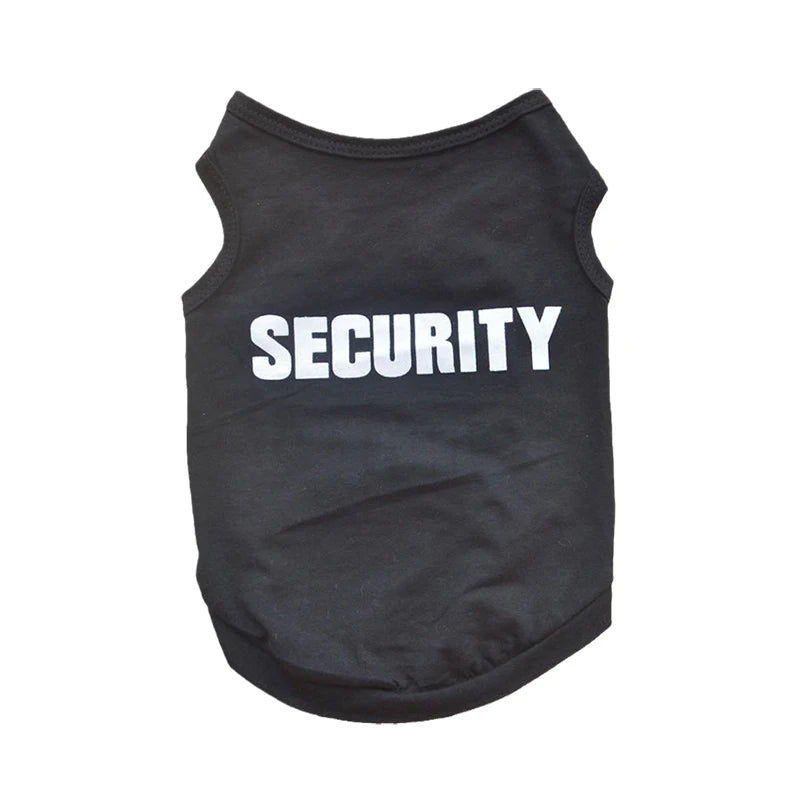 Summer Dog Vest - Security Pet Clothing For Small Dogs & Cats