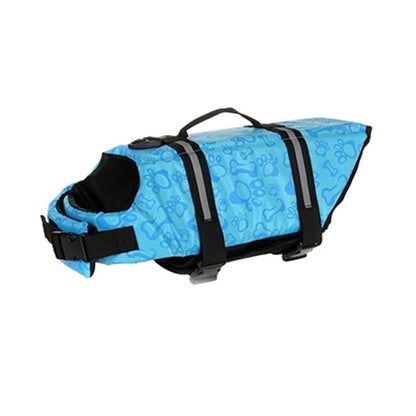 Dog Life Jacket Reflective Adjustable for Large Dogs Swimming Safety