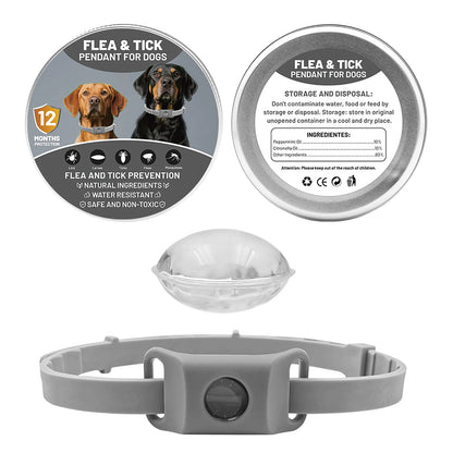 Flea And Tick Pendant For Dogs Natural Protection Green