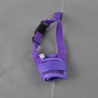 Anti Barking Dog Muzzle - Adjustable Mesh Breathable Pet Muzzle