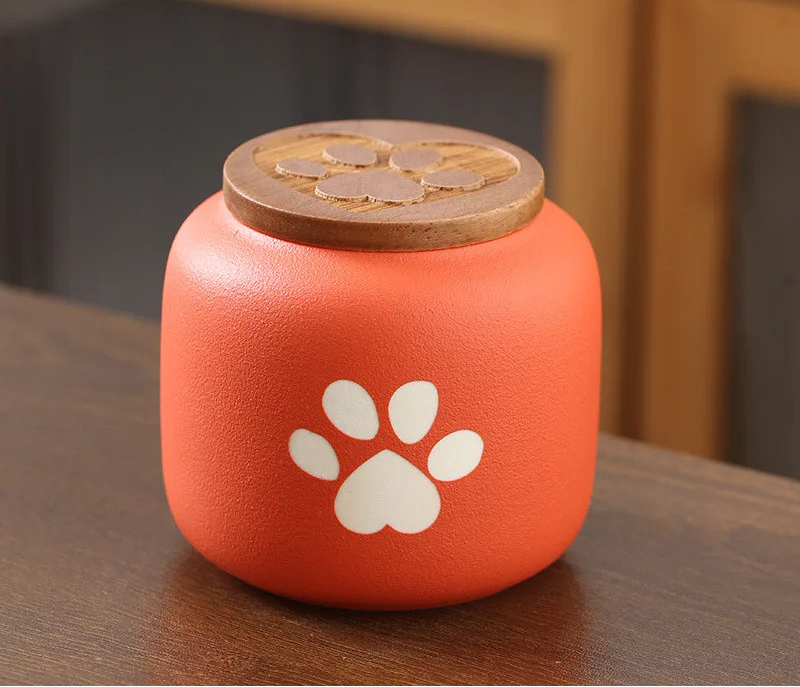 Ceramic Pet Urn Moisture-Proof Ash Box For Cats Dogs Birds