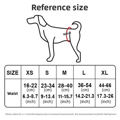Female Dog Diapers Reusable Washable For Small Medium Large Dogs