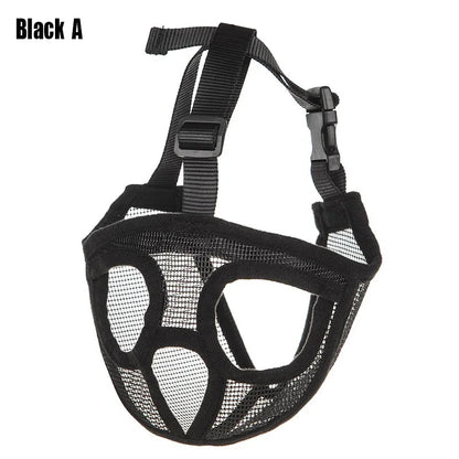 Bulldog Mask Anti-Biting Breathable Adjustable Dog Muzzle