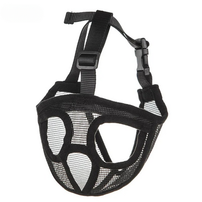 Bulldog Mask Anti-Biting Breathable Adjustable Dog Muzzle