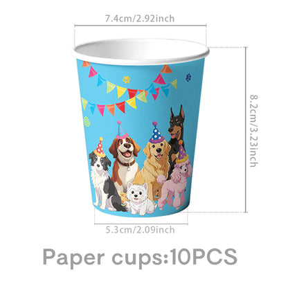 Dog Birthday Cake Toppers - Pet Puppy Party Decorations