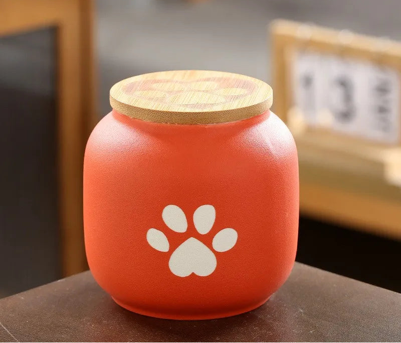 Ceramic Pet Urn Moisture-Proof Ash Box For Cats Dogs Birds