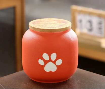 Ceramic Pet Urn Moisture-Proof Ash Box For Cats Dogs Birds