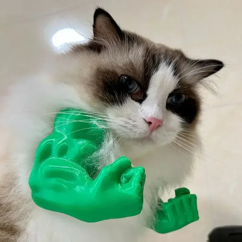 Giant Arm Cat Toy 3D Printed Creative Neck Arm For Halloween Party