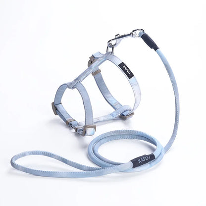 Adjustable Dog Cat Harness And Leash Set For Small Pets