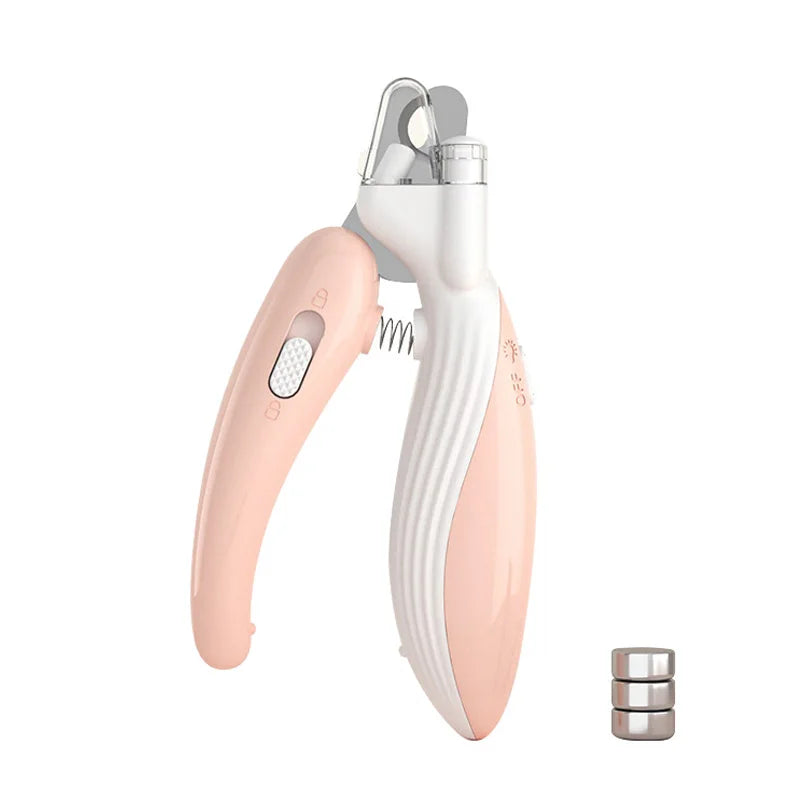 Professional Pet Nail Clippers With LED Light For Dogs And Cats