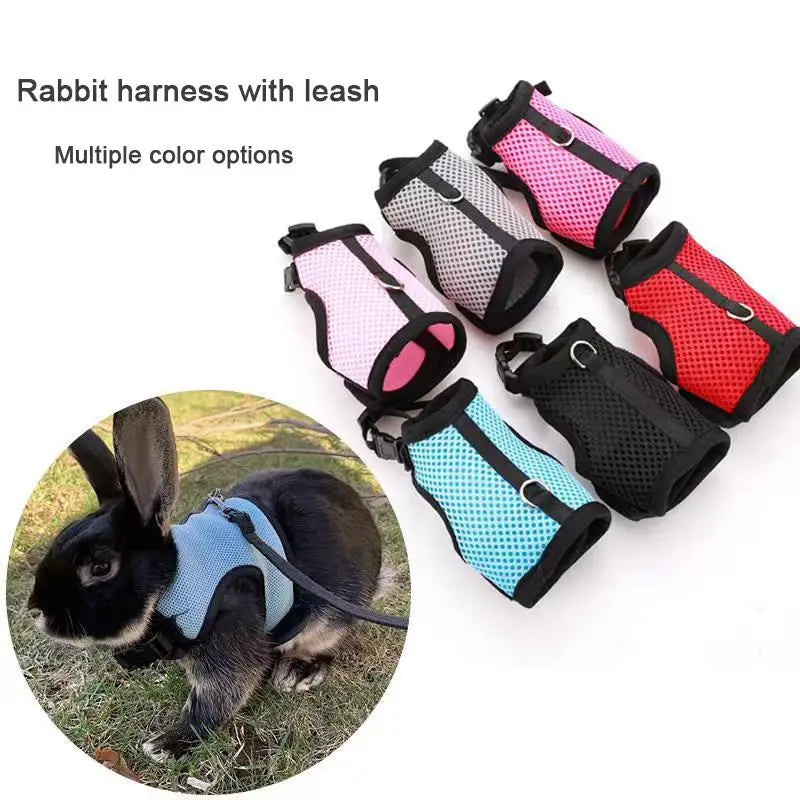 Breathable Pet Vest Harness For Small Animals - Adjustable Comfort Fit