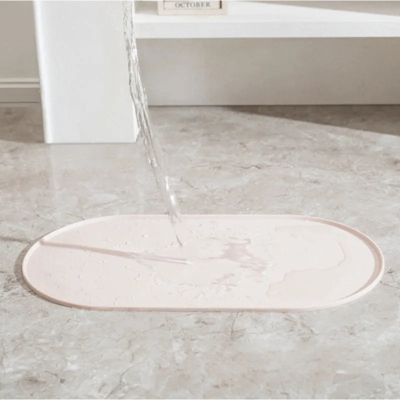 Cat Feeding Mat Non-Slip Waterproof Pet Food Bowl Mat