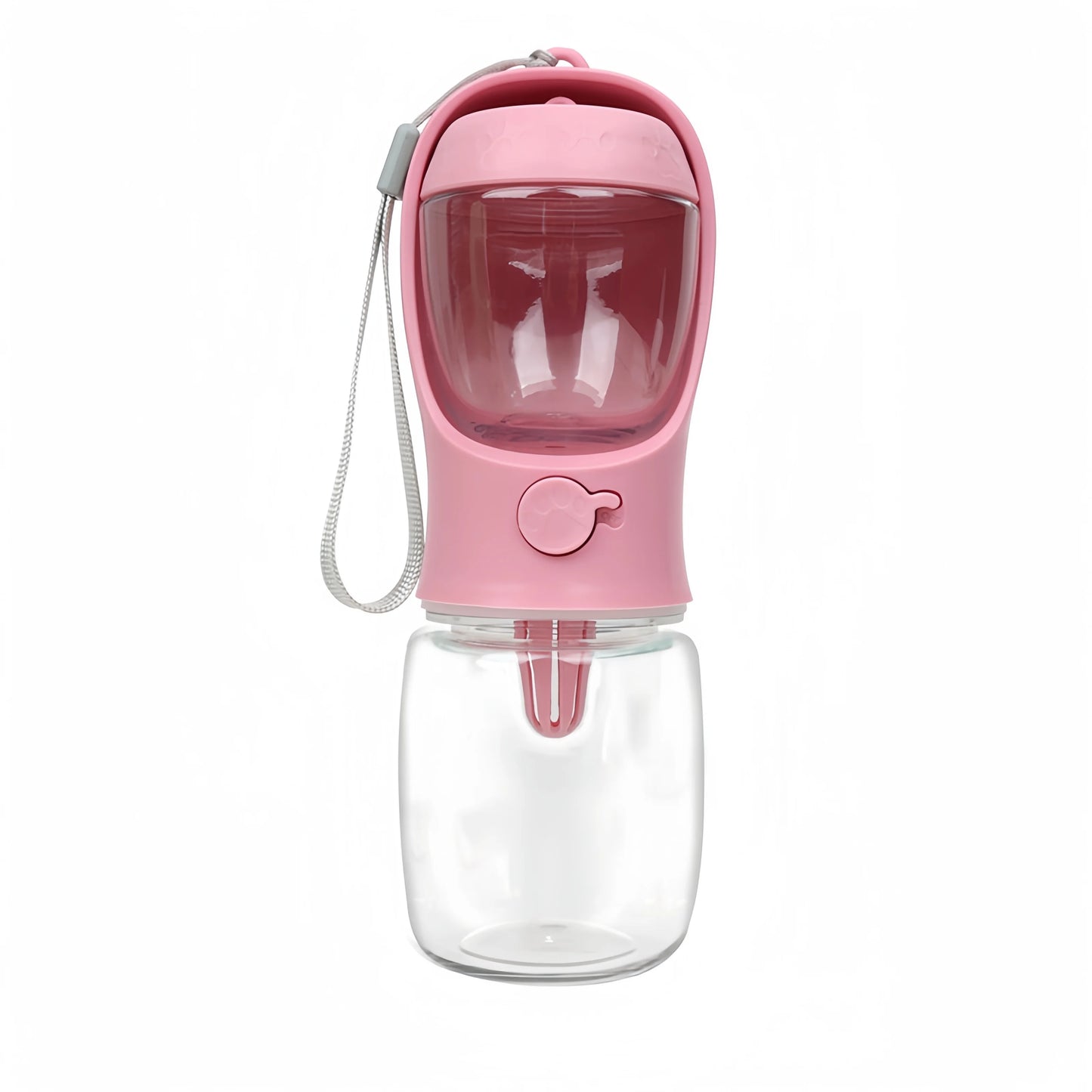 Portable Pet Water Bottle With Food Dispenser For Dogs And Cats