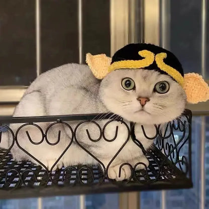 Cute Cat Hat Funny Pet Party Cosplay Knitted Headwear Accessories