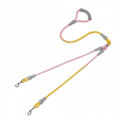 Double Pet Leash With Jewel-Tone Gradient For Middle Eastern Pet Owners