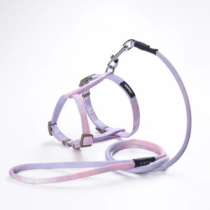 Adjustable Dog Cat Harness And Leash Set For Small Pets