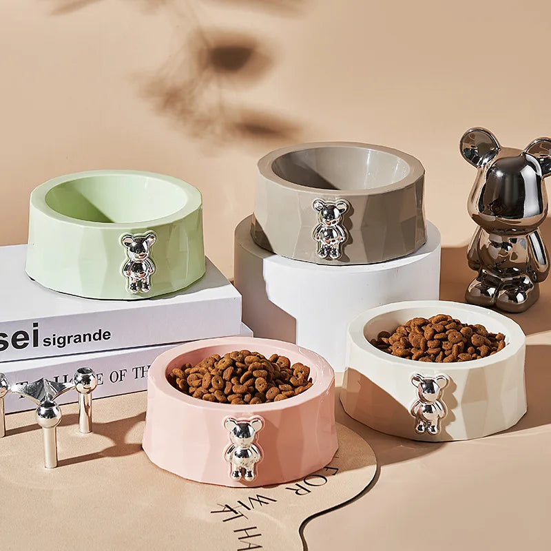 Premium Stainless Steel Pet Bowl With Anti-Slip Base For Dogs Cats