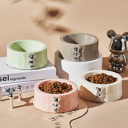Premium Stainless Steel Pet Bowl With Anti-Slip Base For Dogs Cats