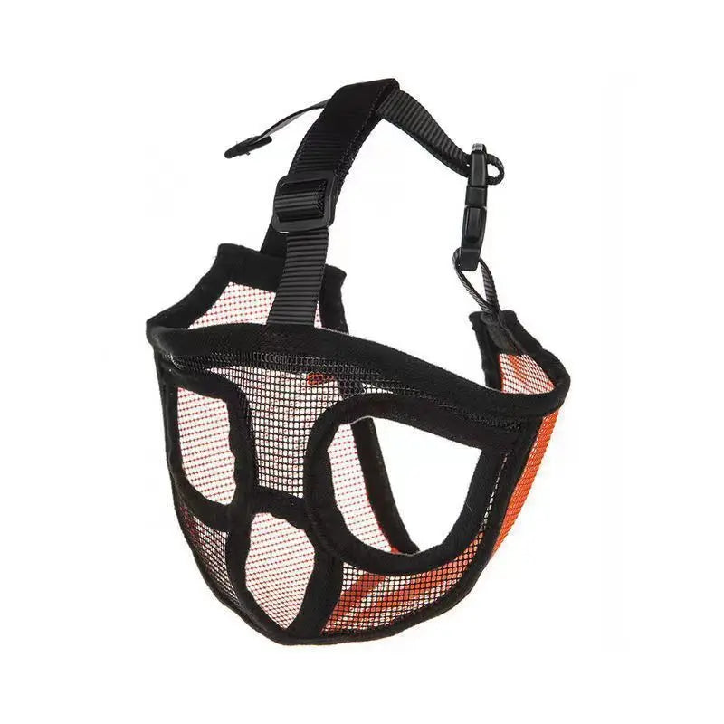 Bulldog Mask Anti-Biting Breathable Adjustable Dog Muzzle