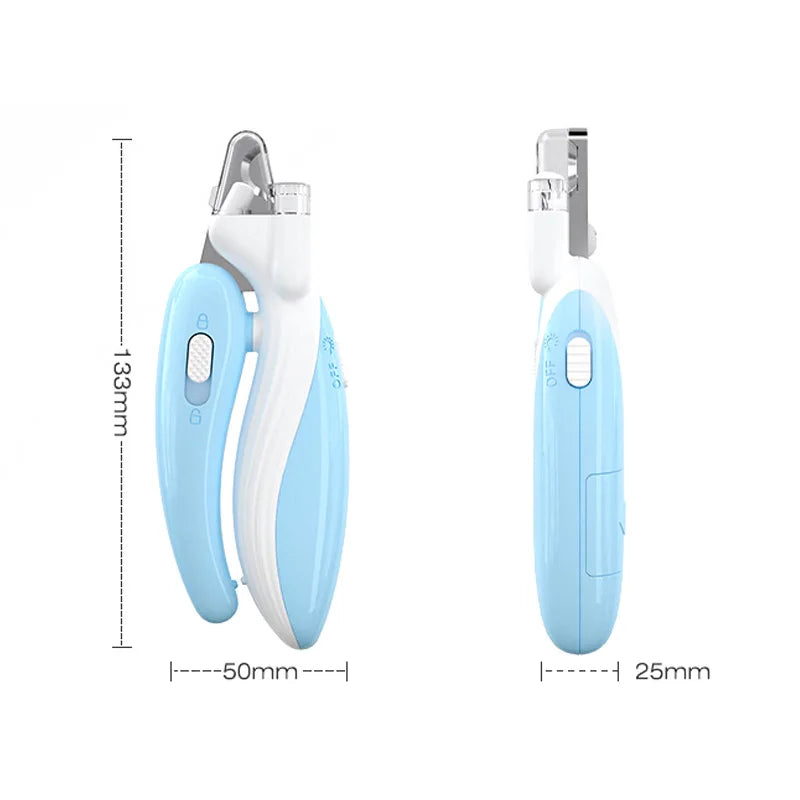 Professional Pet Nail Clippers With LED Light For Dogs And Cats