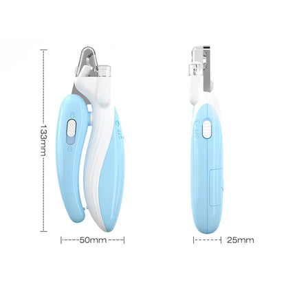Professional Pet Nail Clippers With LED Light For Dogs And Cats