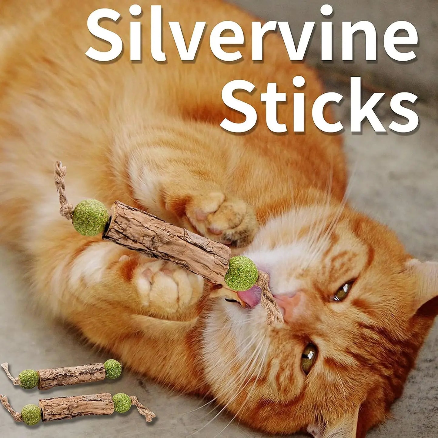 Natural Catnip Teeth Cleaning Stick For Cats - Matatabi Chew Toy