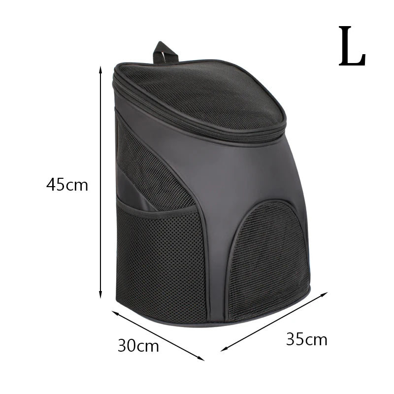 Summer Mesh Pet Dog Backpack - Breathable Travel Carrier for Small Dogs