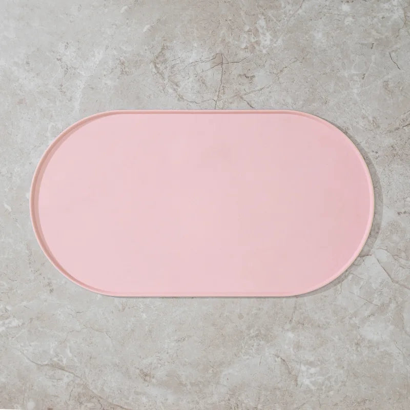 Cat Feeding Mat Non-Slip Waterproof Pet Food Bowl Mat