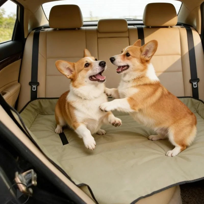 Waterproof Pet Seat Cover for Car - Dog Blanket & Cargo Liner