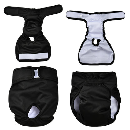 Washable Female Dog Diapers - Adjustable Reusable Pet Pants