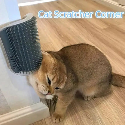 Cat Scratcher Massager Brush For Pet Grooming And Hair Removal