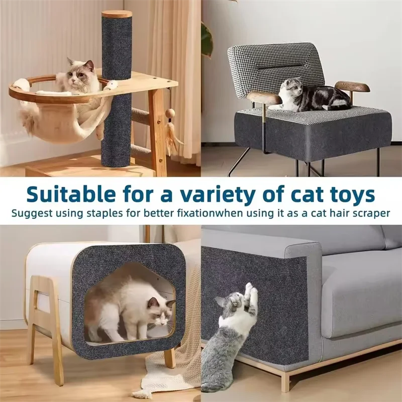 7 Colors Cat Scratcher Sofa Protector Self-Adhesive Carpet Mat
