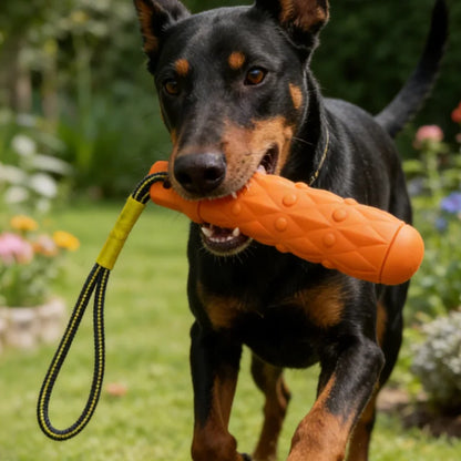 EVA Dog Chew Toy With Rope - Indestructible Pet Supplies For Large Dogs