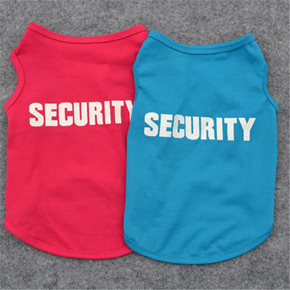 Summer Dog Vest - Security Pet Clothing For Small Dogs & Cats