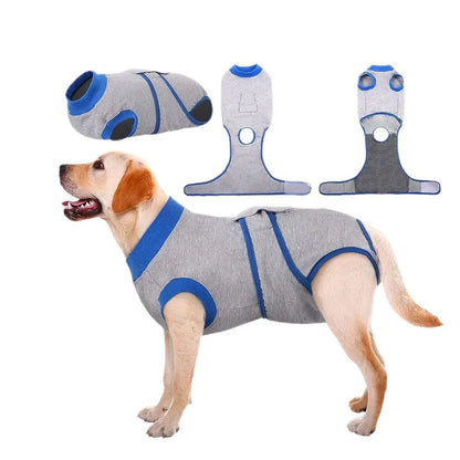 Recovery Suit For Dogs After Surgery - Soft Breathable Bodysuit