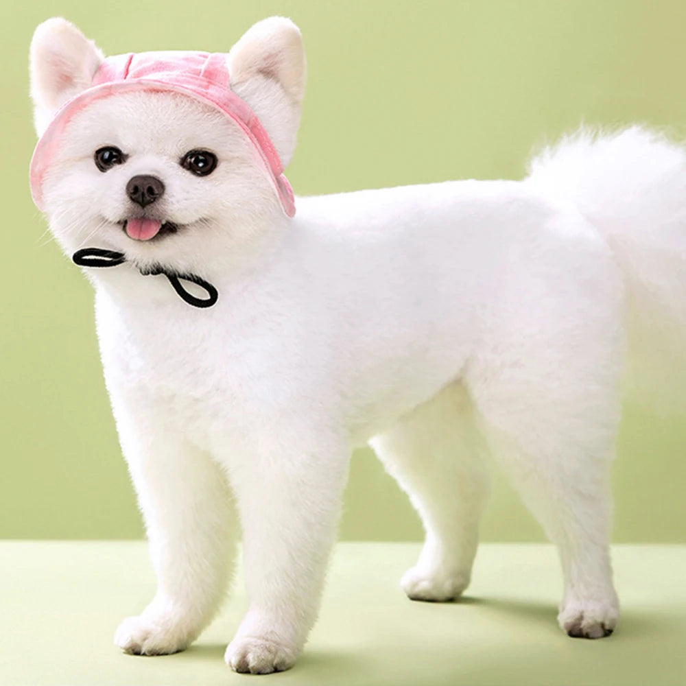 Cute French Bulldog Pet Hats With Ear Holes For Small Dogs