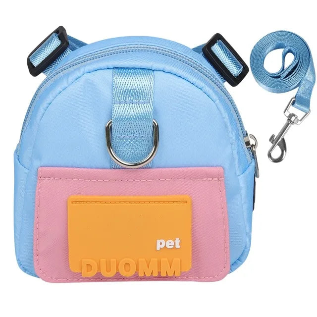 Waterproof Pet Backpack For Dogs With Harness - Outdoor Travel