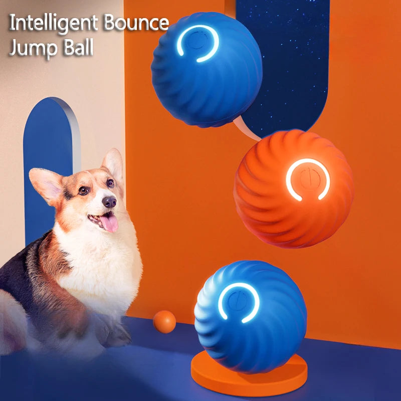 Smart Electric Ball Dog Toy With USB Charging And Gravity Jump