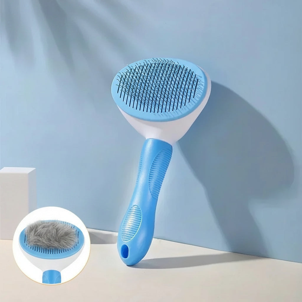 Self Cleaning Pet Hair Remover Comb For Dogs And Cats