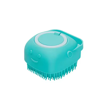 Pet Bath Massage Brush - Soft Silicone Grooming Tool For Dogs Cats