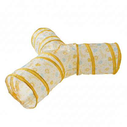 Foldable Cat Tunnel Toy - Interactive Play Tube for Cats & Kittens