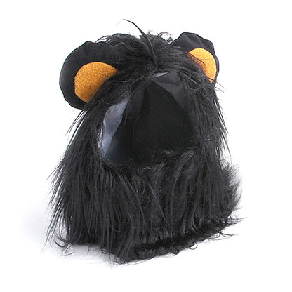 Cat Lion Mane Costume Pet Cosplay Hat for Halloween Christmas