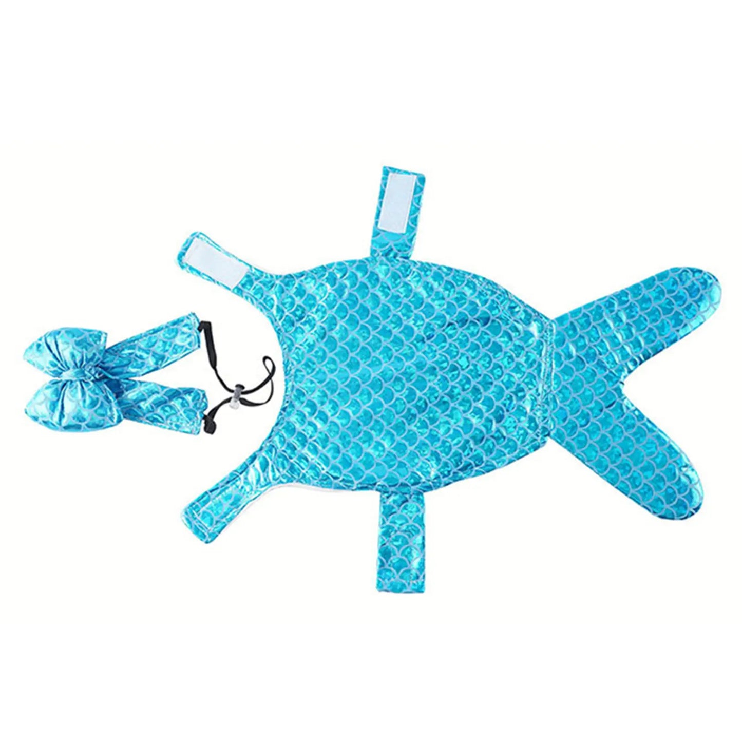 Mermaid Dog Costume - Funny Pet Cosplay Outfit For Small Medium Large Dogs