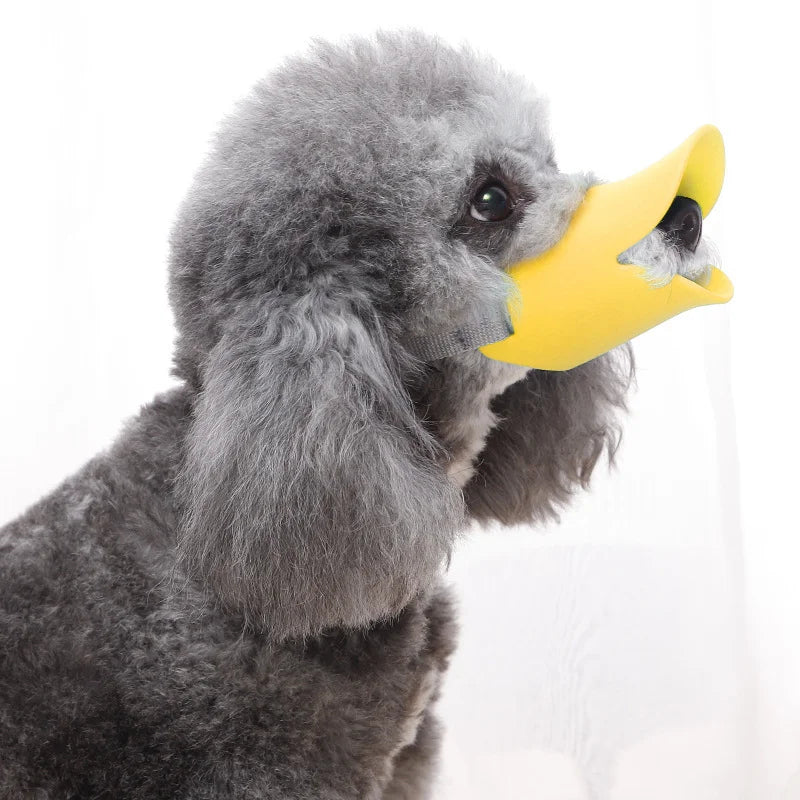Silicone Dog Muzzle - Soft Anti-Bite Anti-Bark Duck Bill Design