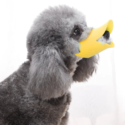 Silicone Dog Muzzle - Soft Anti-Bite Anti-Bark Duck Bill Design