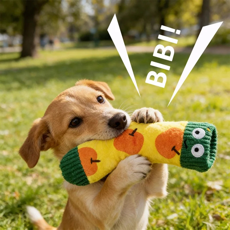 Cute Plush Dog Toy With Squeaker For Small Medium Large Dogs