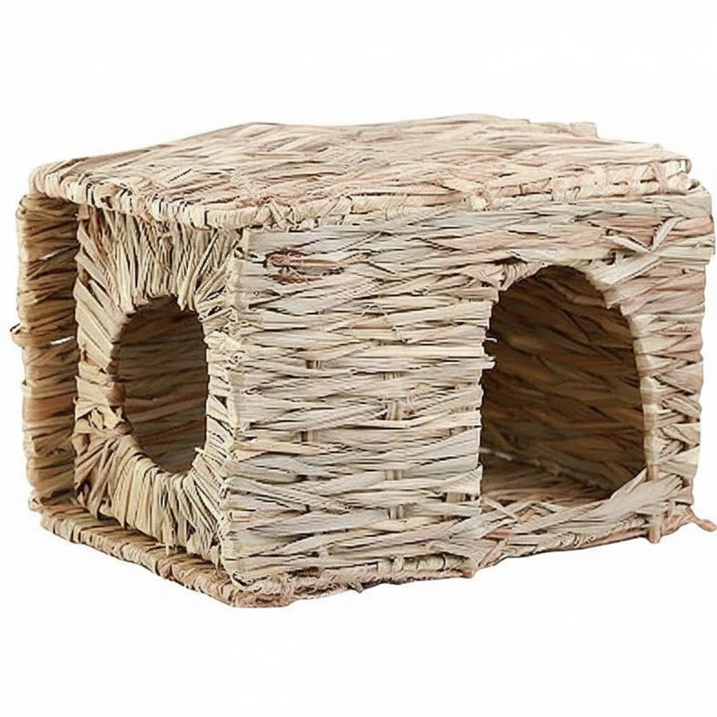 Foldable Woven Rabbit Cage Pet Small Animal Hamster Guinea Pig House