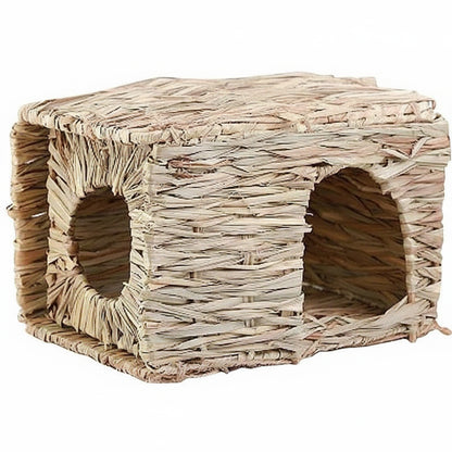 Foldable Woven Rabbit Cage Pet Small Animal Hamster Guinea Pig House